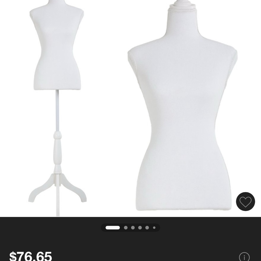 Target White Mannequin Display Stand